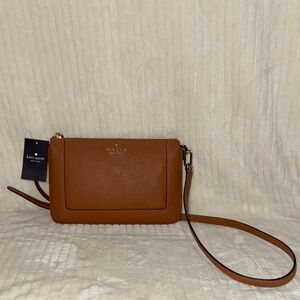Kate Spade Warm Ginge Pebbled Leather Crossbody Bag
